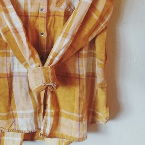 Flannel Button Down Top